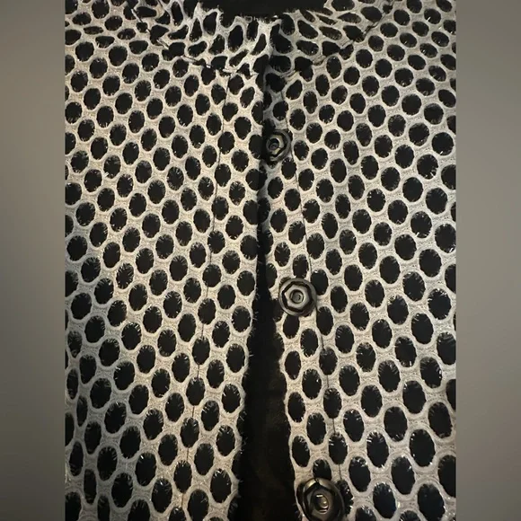 CQ by CQ Black and White Polka Dot Jacket - Picture 5 of 7